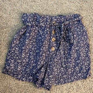 Floral print shorts